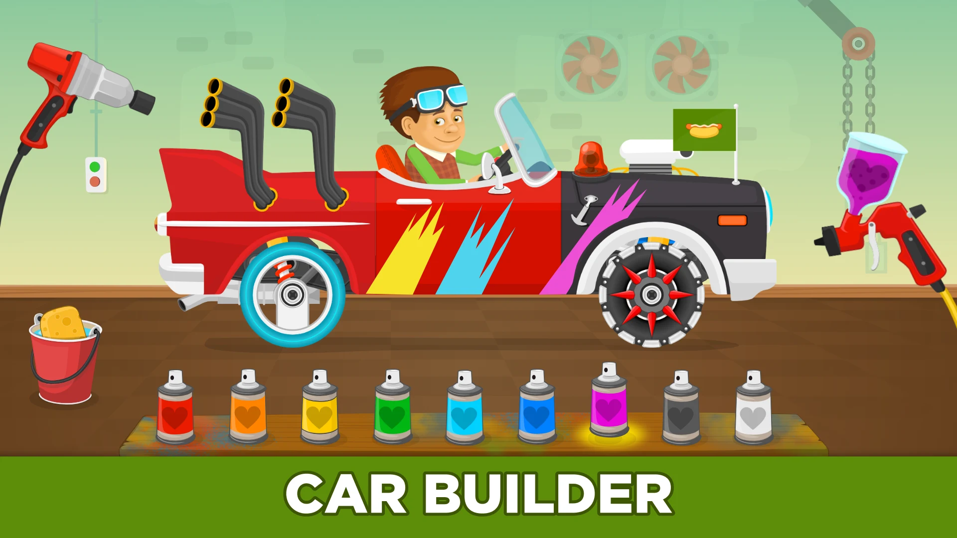 Racing car games for kids 2-5 screenshot