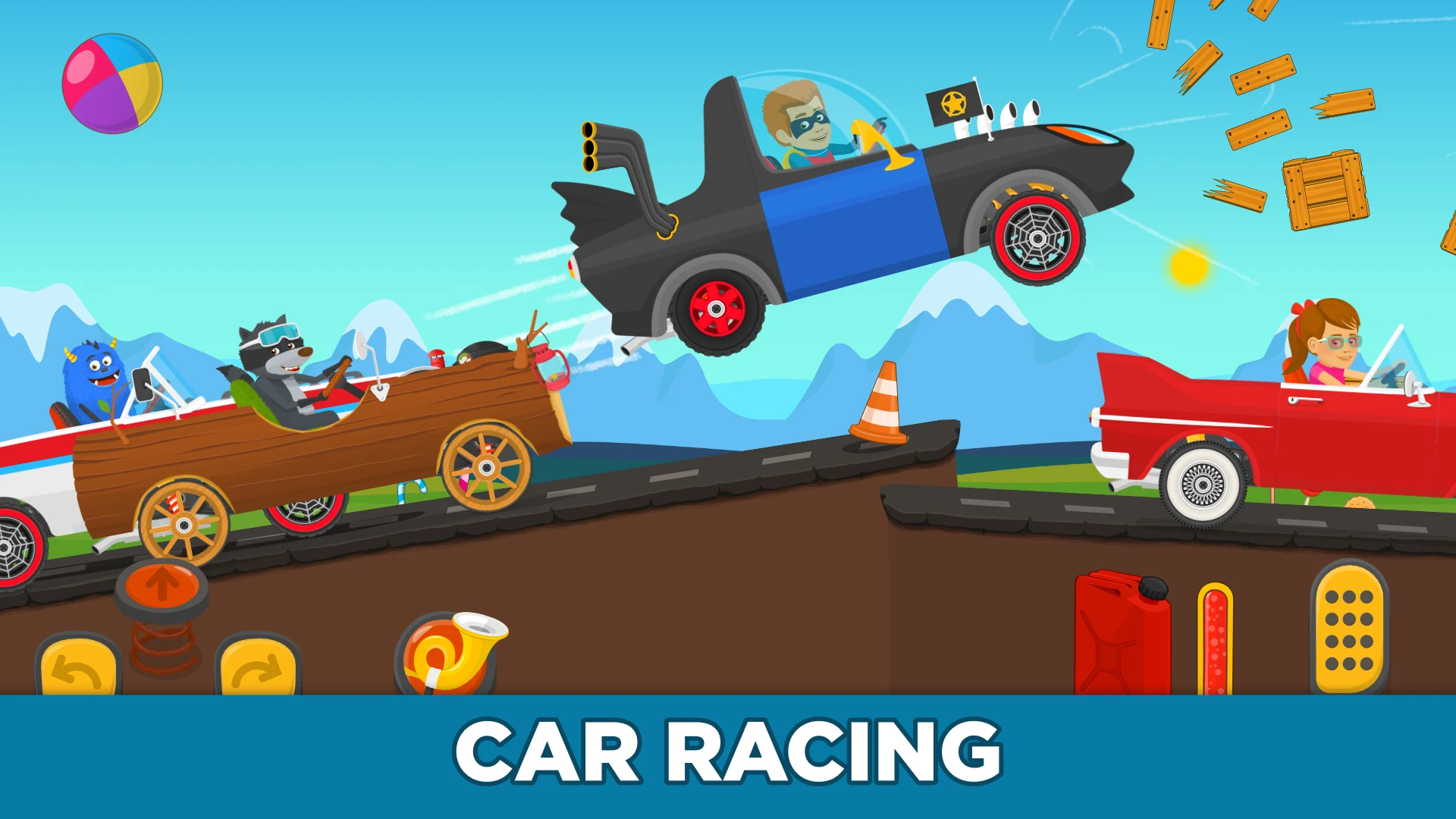 Racing car games for kids 2-5 screenshot